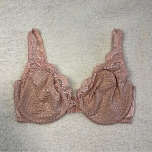 Valentino Intimo Women Vintage Blush Polka Dot Unpadded Bra